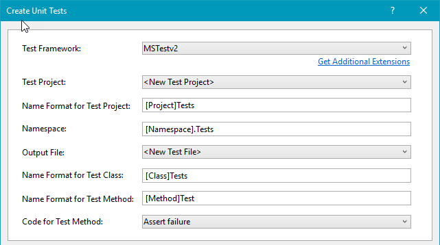 create-unit-test